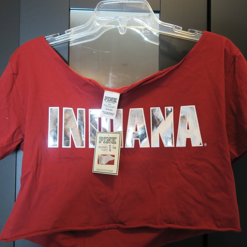 Victoria's Secret PINK red crop top - Picture 4 of 6